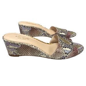 Kate Spade New York Willow Slide Wedge Sandal Womens Size 9B Leather